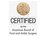 certified by the american board of podiatric surgery indiana and michigan